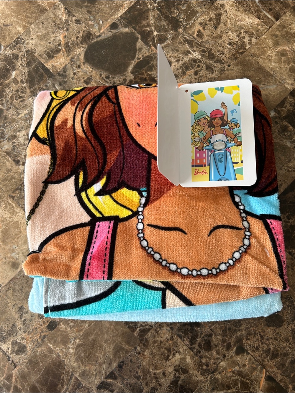 NEW 🆕 Barbie Beach Towel 100% cotton